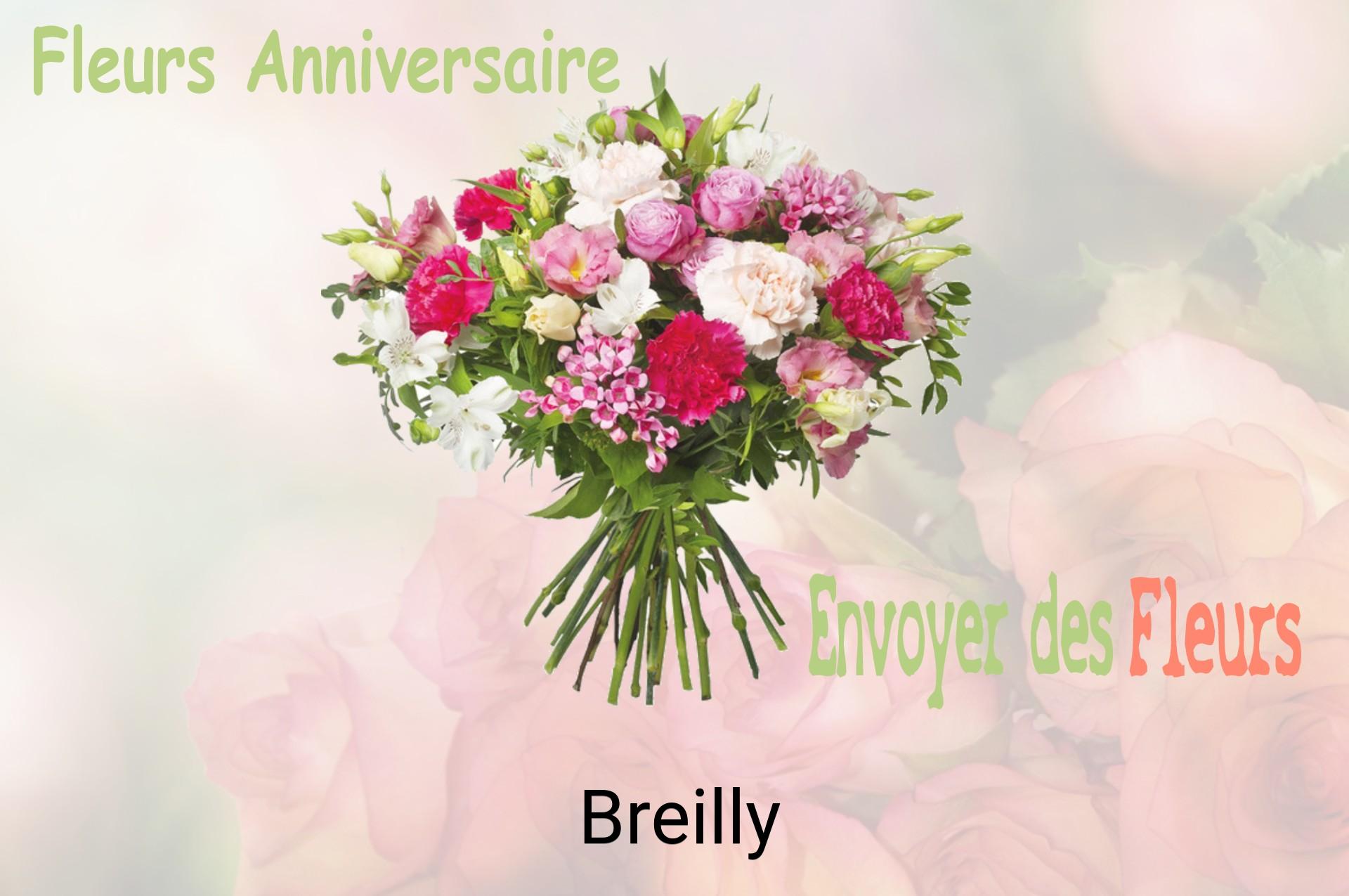 Bouquet de fleurs d’anniversaire livré à Breilly